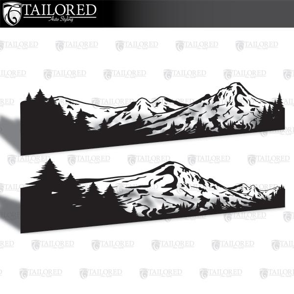 Mt. Hood Universal Vehicle Side Banner Graphic