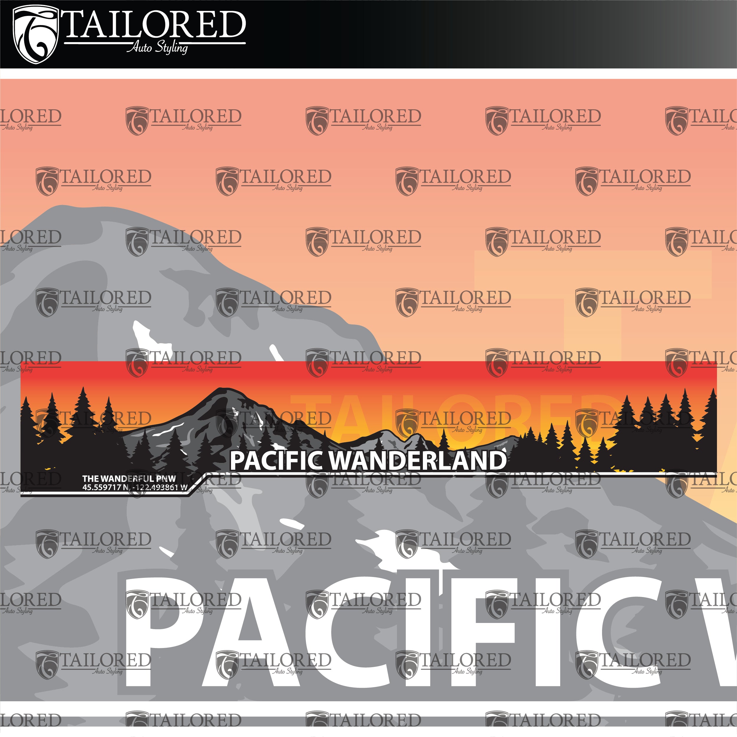 Universal Mountain Window Banner