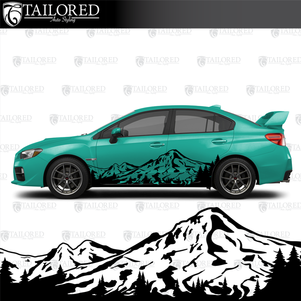 Mt. Hood Universal Vehicle Side Banner Graphic