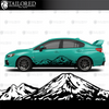 Mt. Hooji Solid Bottom Universal Vehicle Side Banner Graphic