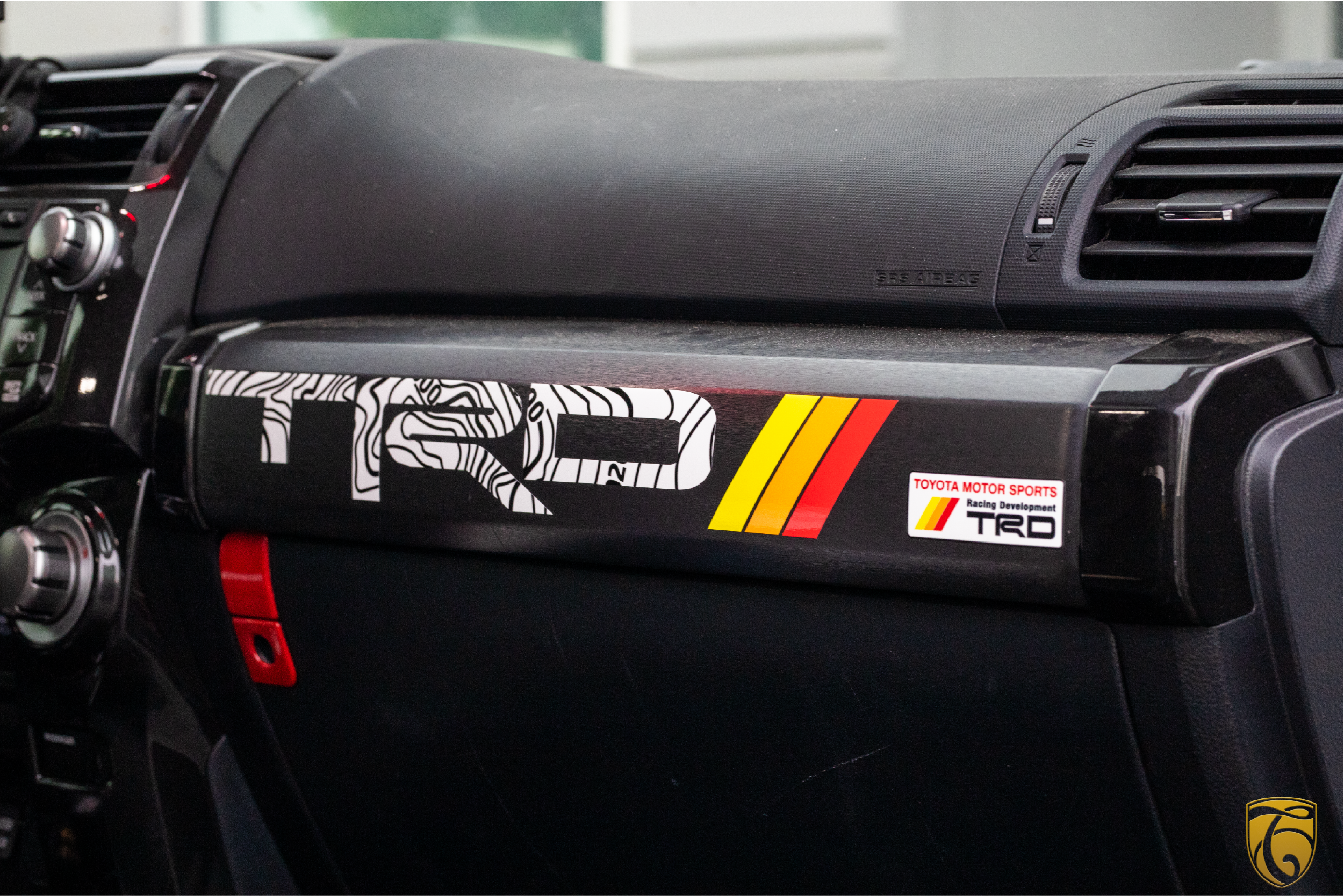 2014-2020 Toyota 4Runner Mt. Hood Topo TRD Dash Decal