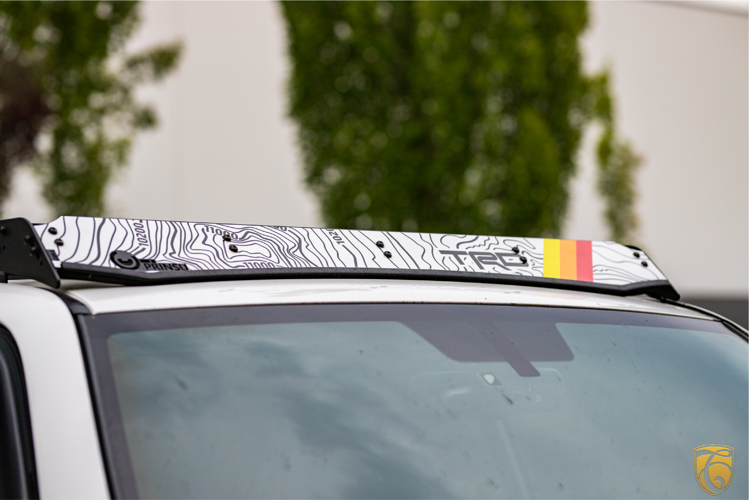 2014-2020 Toyota 4Runner Mt. Hood Topo TRD Prinsu Rack Decal W/ T4R5 cutout