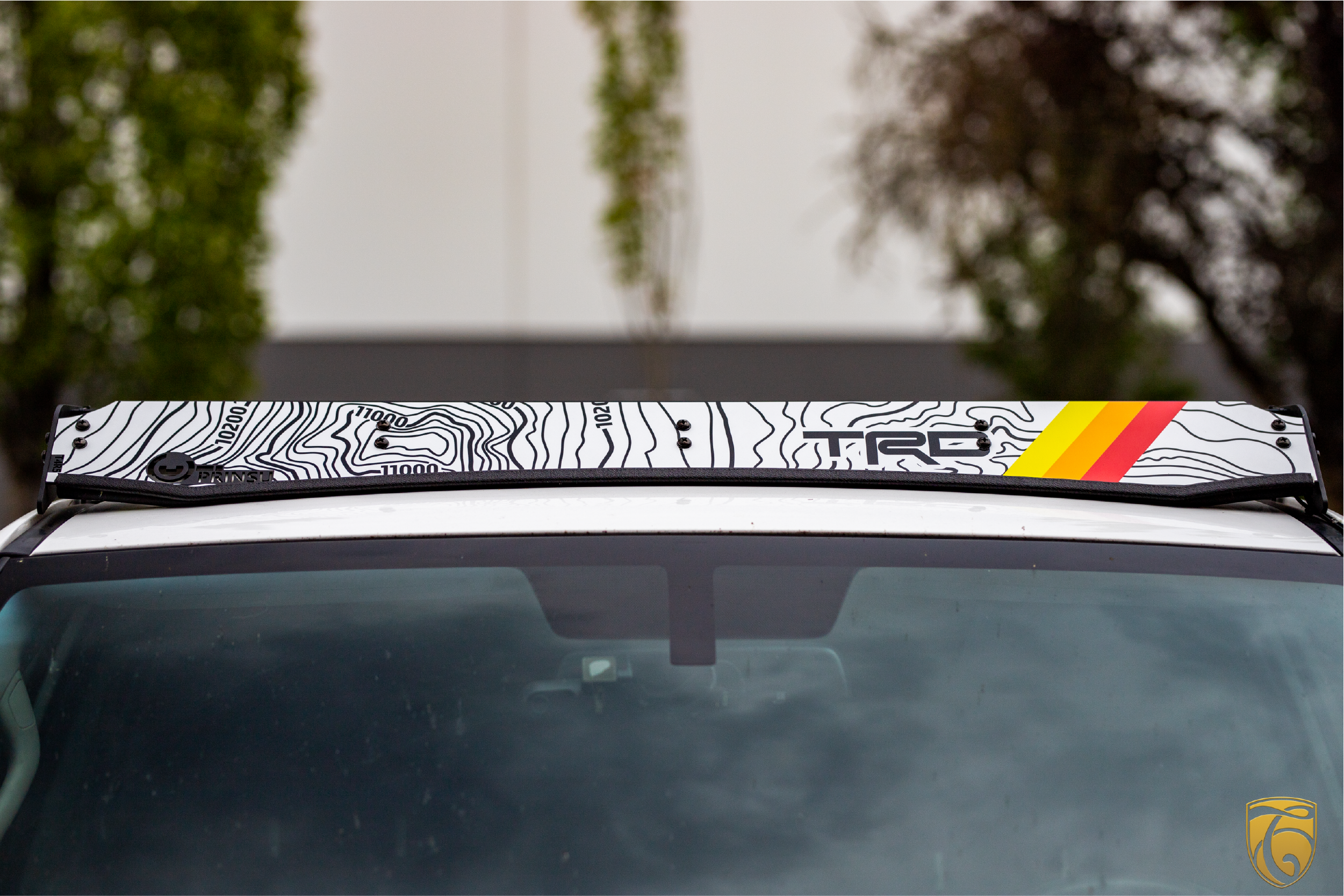 2014-2020 Toyota 4Runner Mt. Hood Topo TRD Prinsu Rack Decal W/ T4R5 cutout