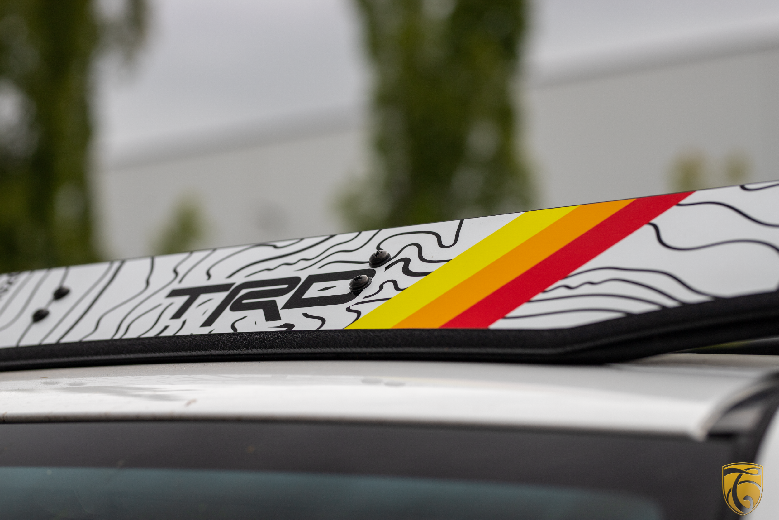 2014-2020 Toyota 4Runner Mt. Hood Topo TRD Prinsu Rack Decal W/O T4R5 cutout